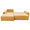 Ülőgarnitúra, mustárszínű, balos, VELINA ROH