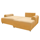 Ülőgarnitúra, mustárszínű, jobbos, VELINA ROH