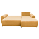Ülőgarnitúra, mustárszínű, jobbos, VELINA ROH