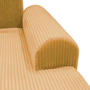 Ülőgarnitúra, mustárszínű, jobbos, VELINA ROH