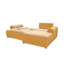 Ülőgarnitúra, mustárszínű, jobbos, VELINA ROH