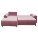 Ülőgarnitúra, rózsaszín, balos, VELINA ROH