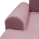 Ülőgarnitúra, rózsaszín, balos, VELINA ROH