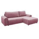 Ülőgarnitúra, rózsaszín, jobbos, VELINA ROH
