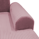 Ülőgarnitúra, rózsaszín, jobbos, VELINA ROH