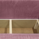 Ülőgarnitúra, rózsaszín, jobbos, VELINA ROH