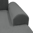 Ülőgarnitúra, szürke, balos, VELINA ROH