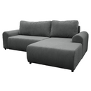 Ülőgarnitúra, szürke, jobbos, VELINA ROH