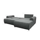 Ülőgarnitúra, szürke, jobbos, VELINA ROH