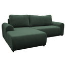 Ülőgarnitúra, zöld, balos, VELINA ROH