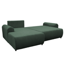 Ülőgarnitúra, zöld, balos, VELINA ROH