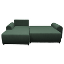 Ülőgarnitúra, zöld, balos, VELINA ROH