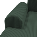 Ülőgarnitúra, zöld, balos, VELINA ROH