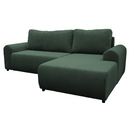 Ülőgarnitúra, zöld, jobbos, VELINA ROH