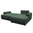 Ülőgarnitúra, zöld, jobbos, VELINA ROH