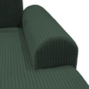 Ülőgarnitúra, zöld, jobbos, VELINA ROH