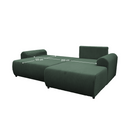 Ülőgarnitúra, zöld, jobbos, VELINA ROH