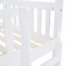 Montessori emeletes ágy, fehér, VENITA TYP 2
