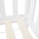 Montessori emeletes ágy, fehér, VENITA TYP 2