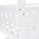 Montessori emeletes ágy, fehér, VENITA TYP 2