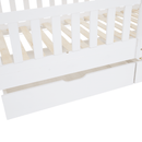 Montessori emeletes ágy, fehér, VENITA TYP 2