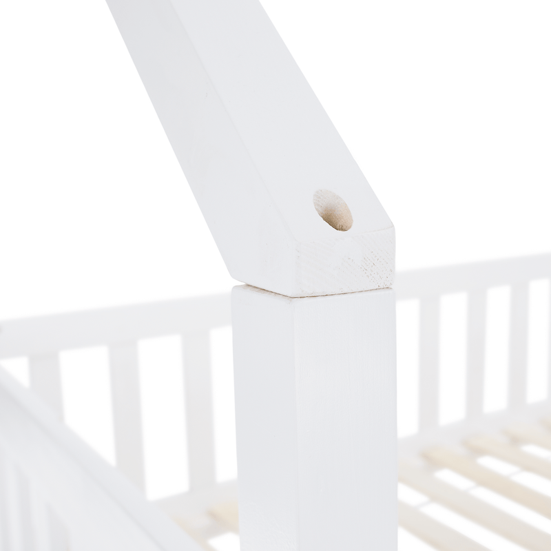 Montessori emeletes ágy, fehér, VENITA TYP 2