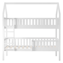 Montessori emeletes ágy, fehér, VENITA TYP 2