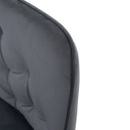 Design fotel, szürke Velvet szövet, VERIO