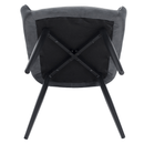 Design fotel, szürke Velvet szövet, VERIO