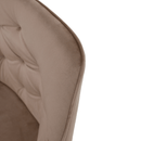 Fotel, világosbarna/fekete, VERIO