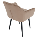 Fotel, világosbarna/fekete, VERIO