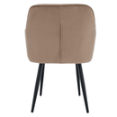 Fotel, világosbarna/fekete, VERIO