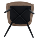 Fotel, világosbarna/fekete, VERIO