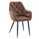 Design fotel, barna Velvet szövet, VERIO NEW