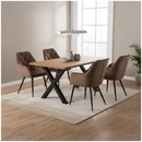 Design fotel, barna Velvet szövet, VERIO NEW