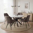 Design fotel, barna Velvet szövet, VERIO NEW