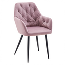 Design fotel, rózsaszín Velvet szövet, VERIO NEW