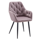 Design fotel, rózsaszín Velvet szövet, VERIO NEW