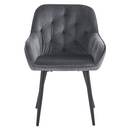 Design fotel, szürke Velvet szövet, VERIO