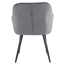 Design fotel, szürke Velvet szövet, VERIO