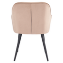 Fotel, világosbarna/fekete, VERIO