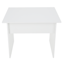 PC asztal, fehér, VERNER NEW