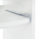 PC asztal, fehér, VERNER NEW