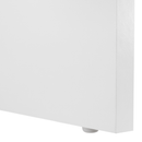 PC asztal, fehér, VERNER NEW