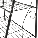 Polcállvány, 3 polcos, sötét szürke, VERUMA