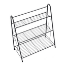Polcállvány, 3 polcos, sötét szürke, VERUMA