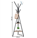 Akasztó, fekete/tölgy smoke, PLENTO