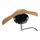 Szobainas, természetes fa/króm, SUNIL