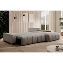 Univerzális ülőgarnitúra, szürke, VEZAN ROH