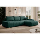 Univerzális ülőgarnitúra, smaragdzöld, VEZAN ROH